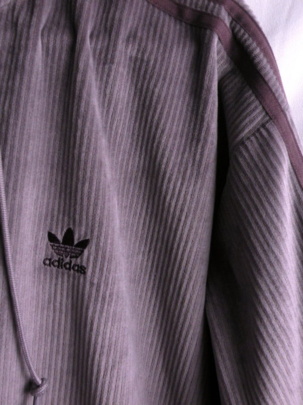Adidas 3 Stripes track suit Velvet Hoodie Jogger pants Womens 2X - Picture 3 of 10